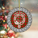Dewar Clan Tartan Crest Badge Plaid Ornament Gift. Christmas Tree Ornament Tartan Ornament Great Christmas Ornaments Gift - Scotstee Shop