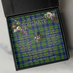 To My Beautiful Soulmate Necklace In Your Eyes I Have Found My Home Clan Dixon Tartan Crown Pendant Necklace