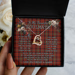 To My Beautiful Soulmate Necklace In Your Eyes I Have Found My Home Clan Davis Tartan Forever Love Necklace