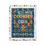 Personalized Gift Tartan Plaid Blanket Clan MacCorquodale With Christmas Cookie Baking Crew Christmas Gift Blanket, Plaid Blanket, Christmas Fleece Blanket, Christmas Blanket, Tartan Blanket, Scottish Blanket, Scotland Blanket, Family Name Blanket, Custom Blanket, Personalized Blanket
