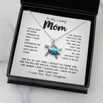 To My Loving Mom Necklace Gift I Need To Say Mom I Love You Gift For Her Mother's Day Sea Turtle Necklace