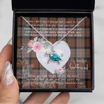 Sea Turtle Necklace Gift for My Beautiful Girlfriend Valentines Necklace Clan Cameron Of Erracht Weathered Tartan Blue Turtle Necklace, Valentine Necklace Gift for Girlfriend Clan Mitchell Ancient Tartan Sunflower Pendant Necklace, Scottish Tartan Jewelry, valentine necklace, necklace girlfriend, necklace for wife, cute necklaces for girlfriend, jewelry for girlfriend, to my soulmate necklace, to my future wife necklace