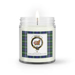 Soy Wax Candle - Buffalo Plaid Candle Clan Crest Badge Baillie Tartan Plaid Soy Wax Candle, oil candle, candle handmade, wax candle, soy wax, nature wax, natural soy wax, natural soy candles, natural candle