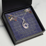 To My Beautiful Soulmate Necklace In Your Eyes I Have Found My Home Clan Fleming Tartan Rising Phoenix Necklace