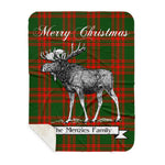 Scotstee Shop Plaid Tartan Blanket With Moose Clan MenZies Plaid Blanket, plaid blanket australia,plaid blanket canada,plaid christmas blanket,plaid fleece sherpa blanket,plaid sherpa blanket canada,plaid sherpa blanket lipstick,plaid sherpa blanket pink,plaid sherpa blanket queen