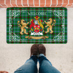 Doormat - Tartan Door Mat The Family Duncan of Sketraw Welcome Mat, Plaid Doormat Scottish