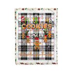 Personalized Gift Tartan Plaid Blanket Clan MacPherson Modern With Christmas Cookie Baking Crew Christmas Gift Blanket, Plaid Blanket, Christmas Fleece Blanket, Christmas Blanket, Tartan Blanket, Scottish Blanket, Scotland Blanket, Family Name Blanket, Custom Blanket, Personalized Blanket