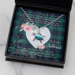 Sea Turtle Necklace Gift for My Beautiful Girlfriend Valentines Necklace Clan Hardy Tartan Blue Turtle Necklace