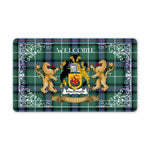 Welcome Mat Scottish MacDonald Of The Isles Ancient Tartan Door Mat, Plaid Doormat copy