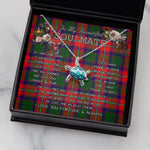 Sea Turtle Necklace To My Beautiful Soulmate Necklace In Your Eyes I Have Found My Home Clan Roxburgh Tartan Blue Turtle Necklace