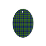 Dickson Tartan Oval Ornaments, Christmas Tree Ornament, Plaid Christmas Ornaments, Ceramic Oval Christmas Tree Decoration, Tartan Oval Ornaments, Christmas Tree Ornament, Plaid Christmas Ornaments, Ceramic Oval Christmas Tree Decoration