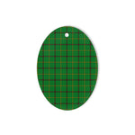 Don Tartan Oval Ornaments, Christmas Tree Ornament, Plaid Christmas Ornaments, Ceramic Oval Christmas Tree Decoration, Tartan Oval Ornaments, Christmas Tree Ornament, Plaid Christmas Ornaments, Ceramic Oval Christmas Tree Decoration