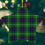 Donald MacDonald Tartan Ornament Star Ornament, Christmas Star Decorations, ceramic ornament, Plaid Star Ceramic Ornament, Christmas Ornament Decorations Gift