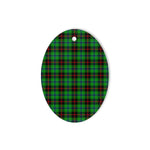 Douglas Black Tartan Oval Ornaments, Christmas Tree Ornament, Plaid Christmas Ornaments, Ceramic Oval Christmas Tree Decoration, Tartan Oval Ornaments, Christmas Tree Ornament, Plaid Christmas Ornaments, Ceramic Oval Christmas Tree Decoration