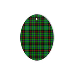 Douglas Black Tartan Oval Ornaments, Christmas Tree Ornament, Plaid Christmas Ornaments, Ceramic Oval Christmas Tree Decoration, Tartan Oval Ornaments, Christmas Tree Ornament, Plaid Christmas Ornaments, Ceramic Oval Christmas Tree Decoration