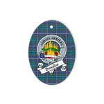 Douglas Scottish Clan Badge Plaid Ornament Gift. Christmas Tree Ornament Douglas Tartan Ornament,  ceramic ornament, personalized christmas ornaments, christmas tree ornaments, christmas door decorations, Plaid Ornament, Tartan Ceramic Ornament