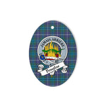 Douglas Scottish Clan Badge Plaid Ornament Gift. Christmas Tree Ornament Douglas Tartan Ornament,  ceramic ornament, personalized christmas ornaments, christmas tree ornaments, christmas door decorations, Plaid Ornament, Tartan Ceramic Ornament