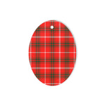 Duke Of Rothesay Tartan Oval Ornaments, Christmas Tree Ornament, Plaid Christmas Ornaments, Ceramic Oval Christmas Tree Decoration, Tartan Oval Ornaments, Christmas Tree Ornament, Plaid Christmas Ornaments, Ceramic Oval Christmas Tree Decoration