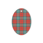 Dunbar Ancient Tartan Oval Ornaments, Christmas Tree Ornament, Plaid Christmas Ornaments, Ceramic Oval Christmas Tree Decoration, Tartan Oval Ornaments, Christmas Tree Ornament, Plaid Christmas Ornaments, Ceramic Oval Christmas Tree Decoration