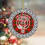 Dunbar Clan Tartan Crest Badge Plaid Ornament Gift. Christmas Tree Ornament Tartan Ornament Great Christmas Ornaments Gift - Scotstee Shop