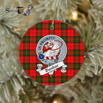 Dunbar Scottish Clan Badge Plaid Ornament Gift. Christmas Tree Ornament Dunbar Clan Tartan Ornament Great Christmas Ornaments Gift - Scotstee Shop