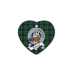 Duncan Scottish Clan Badge Plaid Christmas Ornaments Gift Heart Ornament Duncan Clan Tartan Ornaments, Plaid Ornament, christmas Ornament, plaid christmas ornament
