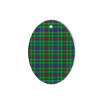 Duncan Tartan Oval Ornaments, Christmas Tree Ornament, Plaid Christmas Ornaments, Ceramic Oval Christmas Tree Decoration, Tartan Oval Ornaments, Christmas Tree Ornament, Plaid Christmas Ornaments, Ceramic Oval Christmas Tree Decoration