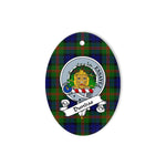 Dundas Scottish Clan Badge Plaid Ornament Gift. Christmas Tree Ornament Dundas Tartan Ornament,  ceramic ornament, personalized christmas ornaments, christmas tree ornaments, christmas door decorations, Plaid Ornament, Tartan Ceramic Ornament