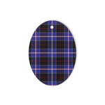 Dunlop Modern Tartan Oval Ornaments, Christmas Tree Ornament, Plaid Christmas Ornaments, Ceramic Oval Christmas Tree Decoration, Tartan Oval Ornaments, Christmas Tree Ornament, Plaid Christmas Ornaments, Ceramic Oval Christmas Tree Decoration