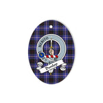 Dunlop Scottish Clan Badge Plaid Ornament Gift. Christmas Tree Ornament Dunlop Tartan Ornament,  ceramic ornament, personalized christmas ornaments, christmas tree ornaments, christmas door decorations, Plaid Ornament, Tartan Ceramic Ornament