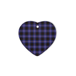 Dunlop Tartan Heart Ornaments, Christmas Tree Ornament, Plaid Christmas Ornaments, Ceramic Heart Christmas Tree Decoration, Christmas Ornament, Plaid Ornament, Tartan Ornament, Buffalo Plaid Ornament