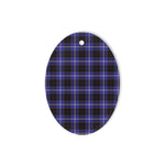 Dunlop Tartan Oval Ornaments, Christmas Tree Ornament, Plaid Christmas Ornaments, Ceramic Oval Christmas Tree Decoration, Tartan Oval Ornaments, Christmas Tree Ornament, Plaid Christmas Ornaments, Ceramic Oval Christmas Tree Decoration