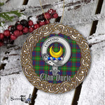 Durie Celtic Circle Plaid Ornament Gift. Christmas Tree Ornament Tartan Ornament Great Christmas Ornaments Gift - Scotstee Shop