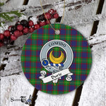 Durie Scottish Clan Badge Plaid Ornament Gift. Christmas Tree Ornament Durie Clan Tartan Ornament Great Christmas Ornaments Gift - Scotstee Shop
