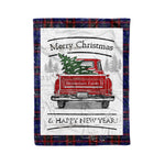 Tartan Blanket Vintage Red Truck with Christmas Tree Family Scottish Clan Wedderburn plaid blanket, red plaid blanket, buffalo plaid blanket, green plaid blanket, plaid fleece blanket, blue plaid blanket, red tartan blanket, tartan plaid blanket, black and white plaid blanket, , christmas plaid blanket, orange plaid blanket, tartan plaid throw blanket, pink plaid blanket, brown plaid blanket, buffalo check blanket