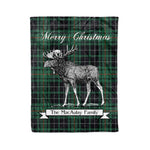 Tartan Blanket With Moose Clan MacAulay Hunting Ancient Plaid Blanket Tartan Plaid Fleece Blanket, Christmas Blanket, tartan blanket, plaid blanket, red plaid blanket, buffalo plaid blanket, green plaid blanket, plaid fleece blanket, blue plaid blanket, red tartan blanket, tartan plaid blanket, black and white plaid blanket, christmas plaid blanket, orange plaid blanket, tartan plaid throw blanket, pink plaid blanket, brown plaid blanket, buffalo check blanket