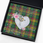 Gift For My Beautiful Girlfriend Necklace Valentine Necklace Clan MacMillan Ancient Tartan Cross Dancing Necklace Scottish Tartan Jewelry