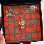 To My Beautiful Soulmate Sunflower Necklace In Your Eyes I Have Found My Home Clan Darroch Tartan Jewelry For Girlfriend