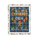 Personalized Gift Tartan Plaid Blanket Clan MacRae Hunting Ancient With Christmas Cookie Baking Crew Christmas Gift Blanket, Plaid Blanket, Christmas Fleece Blanket, Christmas Blanket, Tartan Blanket, Scottish Blanket, Scotland Blanket, Family Name Blanket, Custom Blanket, Personalized Blanket