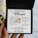 Love Dancing Necklace - Mom Necklace - To My Amazing Mom Gorgeous Necklace for Mom from Daughter Mother's Day Gift