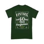 Vintage 40th Birthday Top For Him 1981 Aged To Perfection Birthday Shirt Funny 40th Birthday T Shirts - Scotstee Shop