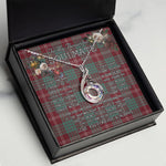 To My Beautiful Soulmate Necklace In Your Eyes I Have Found My Home Clan Crawford Tartan Rising Phoenix Necklace
