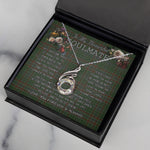 To My Beautiful Soulmate Necklace In Your Eyes I Have Found My Home Clan Gayre Tartan Rising Phoenix Necklace