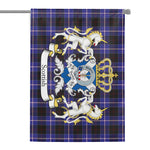 Scotstee Shop - House Flag - Dunlop Tartan Flag Clan Badge Lion Scottish