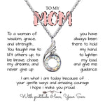 To My Mom Necklace To A Woman Of Wisdom Gift For Mom From Son, Mother's Day Phoenix Rising Necklace
