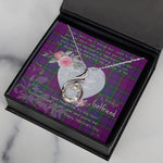 Rising Phoenix Necklace - Valentine Necklace Clan Wardlaw Tartan Gift for Girlfriend, Gift for My Wife Rising Phoenix Necklace