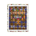 Personalized Gift Tartan Plaid Blanket Clan Balfour Modern With Christmas Cookie Baking Crew Christmas Gift Blanket, Plaid Blanket, Christmas Fleece Blanket, Christmas Blanket, Tartan Blanket, Scottish Blanket, Scotland Blanket, Family Name Blanket, Custom Blanket, Personalized Blanket