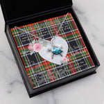 Sea Turtle Necklace Gift for My Beautiful Girlfriend Valentines Necklace Clan Francis Tartan Blue Turtle Necklace