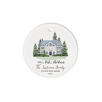 Scotstee Shop - Custom Name New Neck Of The Woods First Christmas New Home Ceramic Ornament