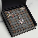 To My Beautiful Soulmate Necklace In Your Eyes I Have Found My Home Clan Gunn Weathered Tartan Rising Phoenix Necklace
